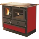 Дровяная печь MBS SUPER THERMO MAGNUM 4D RED/D