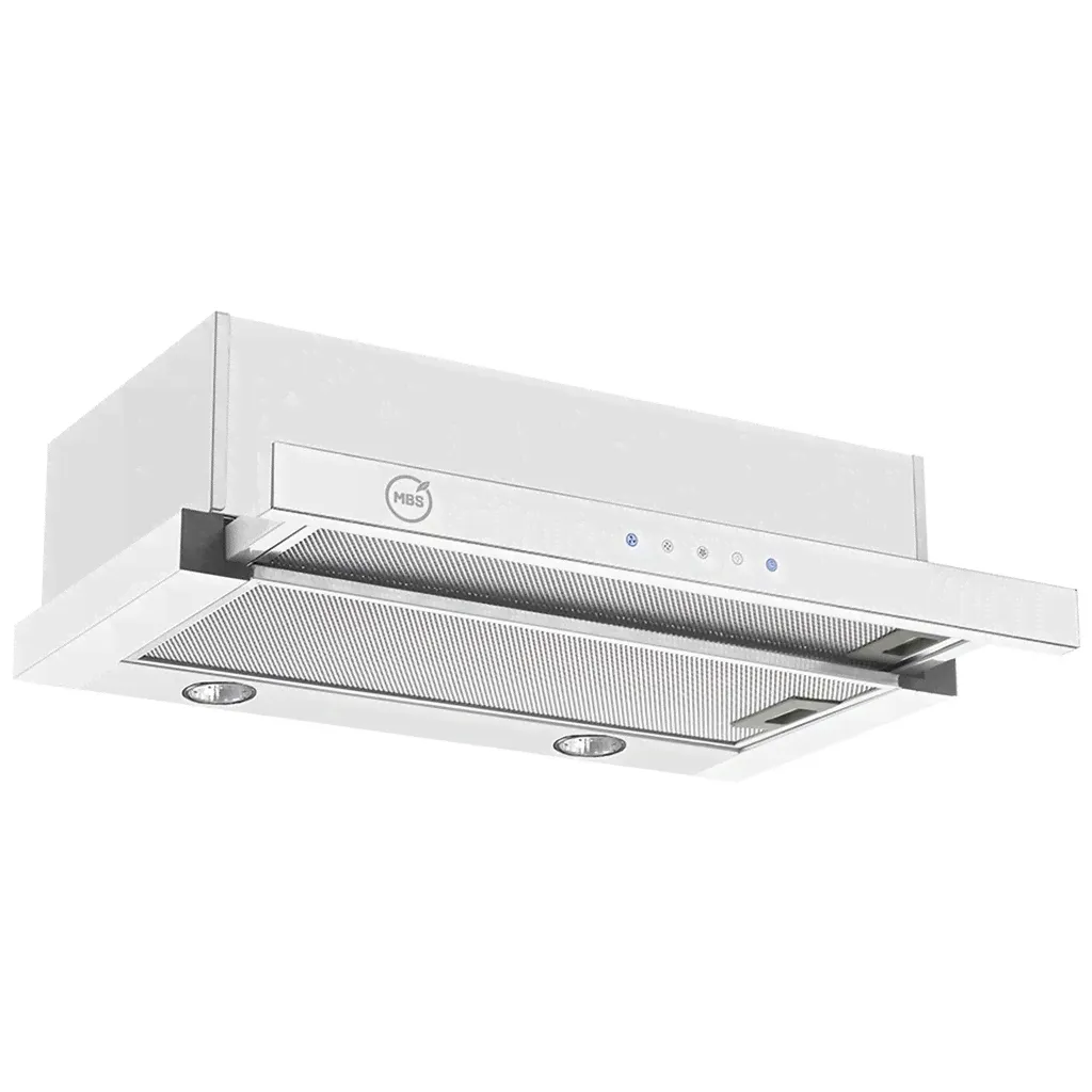 Кухонная вытяжка MBS CANNA 260 WHITE GLASS 4884