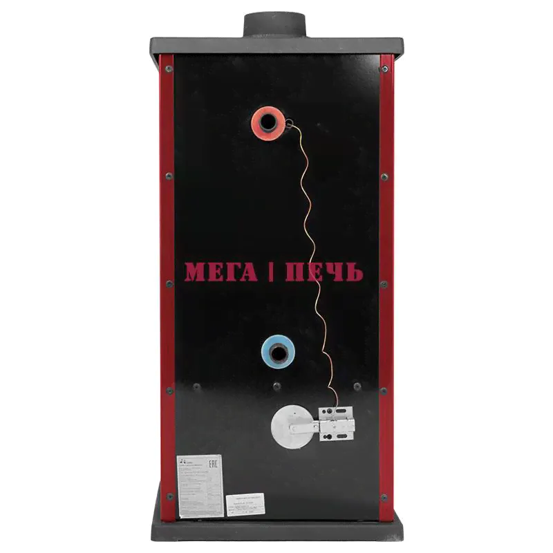 Печь-камин MBS THERMO VESTA BORDO (бордовая)-1