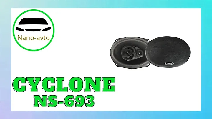 Распаковка Автоакустики Cyclone NS 693 3 полосной коаксиальной