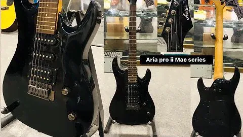 Aria pro 2 Mac series electric guitar ( Wilson’s music instruments 03371476660 )